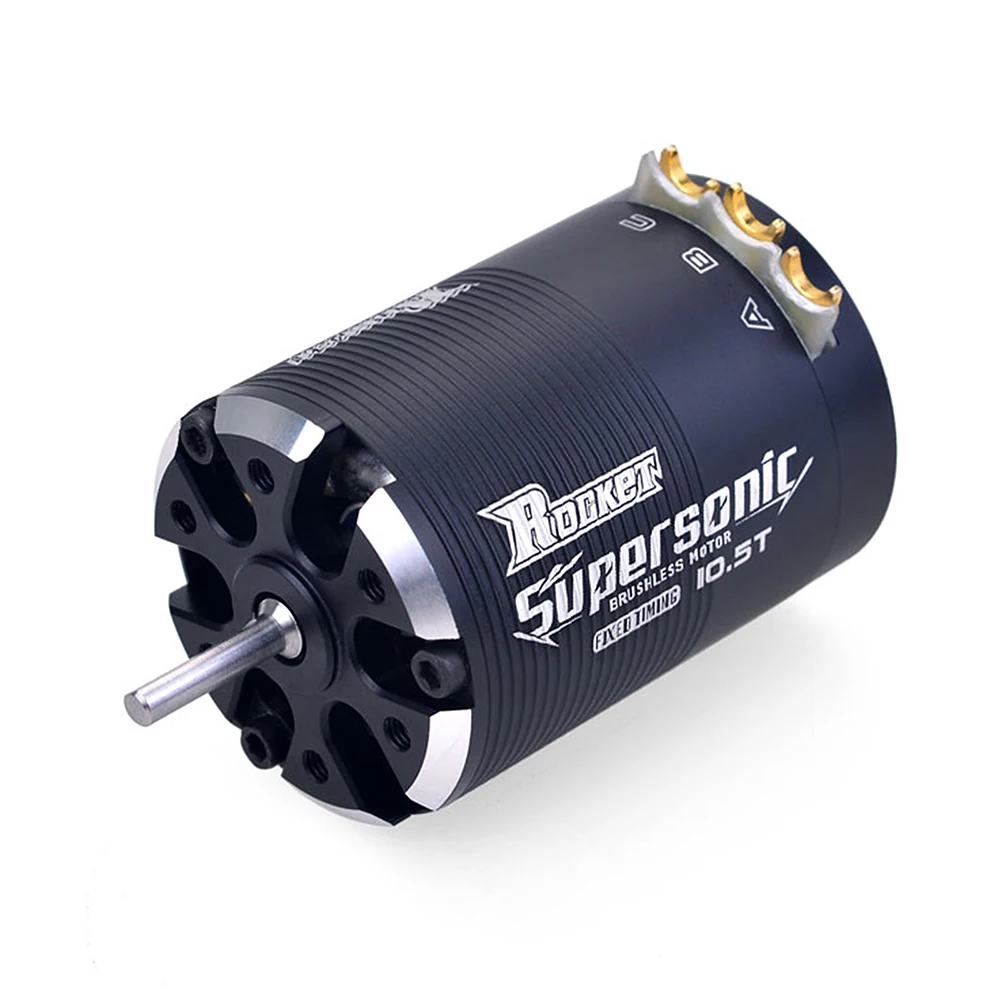 Hobbywing 10BL120 120A ESC w/Rocket Supersonic 540 4.5T 10.5T 13.5T Motor Sensored Brushless Combo for Modified 1/10 RC Car