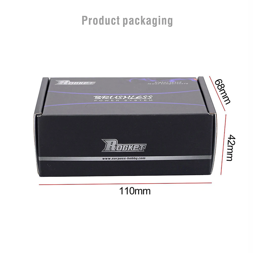 Hobbywing 10BL120 120A ESC w/Rocket Supersonic 540 4.5T 10.5T 13.5T Motor Sensored Brushless Combo for Modified 1/10 RC Car