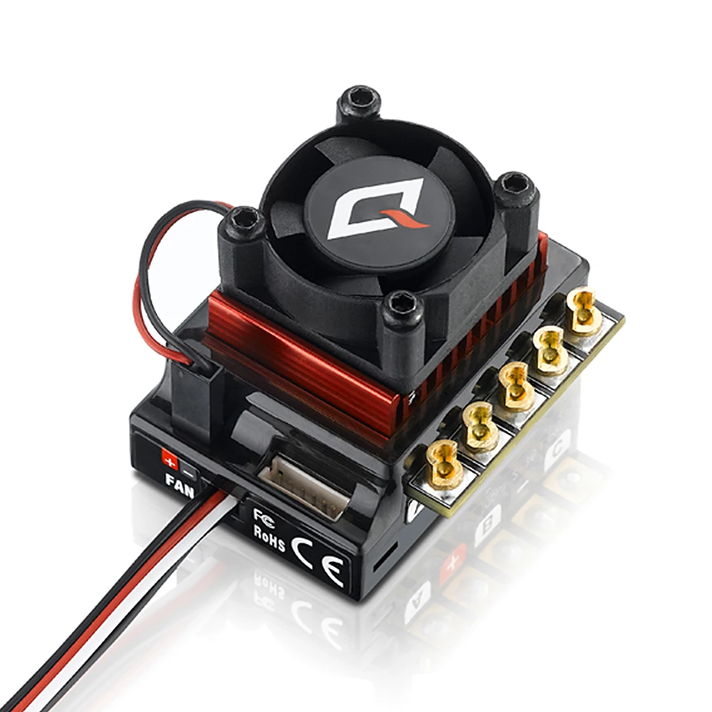 Hobbywing 10BL120 120A ESC w/Rocket Supersonic 540 4.5T 10.5T 13.5T Motor Sensored Brushless Combo for Modified 1/10 RC Car