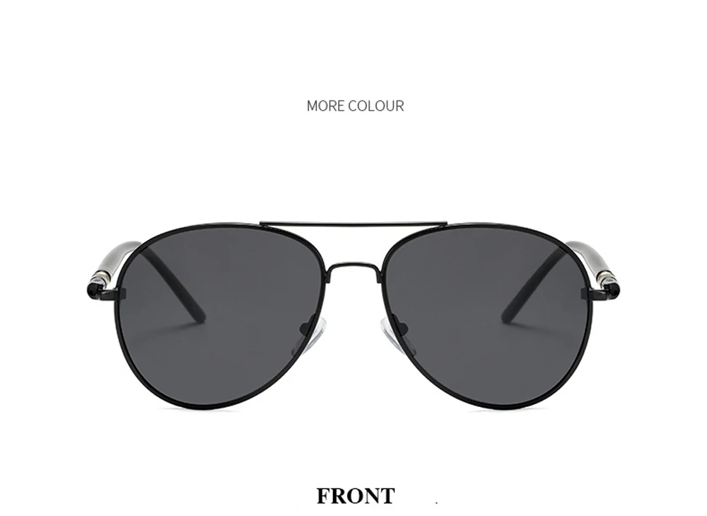 Luxury Men's Polarized Sunglasses Driving Sun Glasses For Men Women Brand Designer Male Vintage Black Pilot Sunglasses UV400