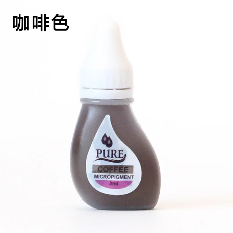 1p 28color Original USA BTCH Pigment Get Pure Confidence Pure Micropigment Permanent Makeup Tattoo Inks Eyebrow Eyeliner Lip