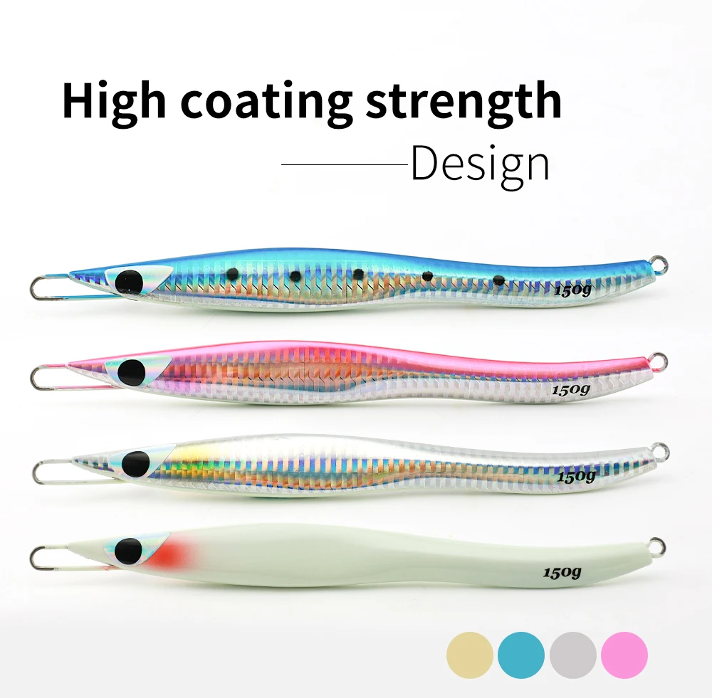 JIGGING PRO G2 Deep Sea Bait Fish Lures Speed Jig Metal Jigs Artificial Baits Jigging Lure 60g 80g 100g 150g Slow Fishing Jigs