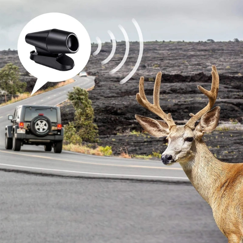Pair Car Deer Animal Alert Warning Whistles Safety Sound Alarm Warning Devices for Motorcycle ATV