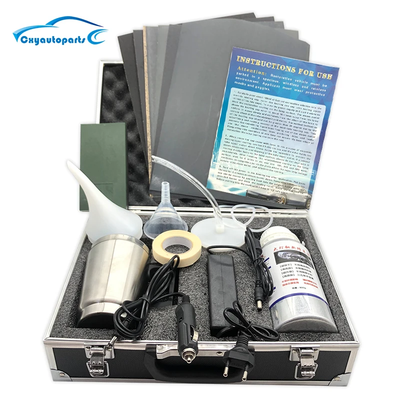 800ML Car Headlight Renovation Kit Car Headlight Polishing Repair Headlight Restoration Kits Car Polishing Evaporator Liquid