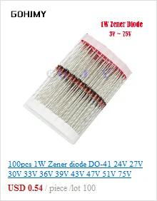100PCS Rectifier diode M1 M4 M7 SS12 SS14 SS16 SS24 SS34 SS36 SS110 SS210 SS310 US1M RS2M RS1M ES1D ES1J DO-214AC Schottkydiodes
