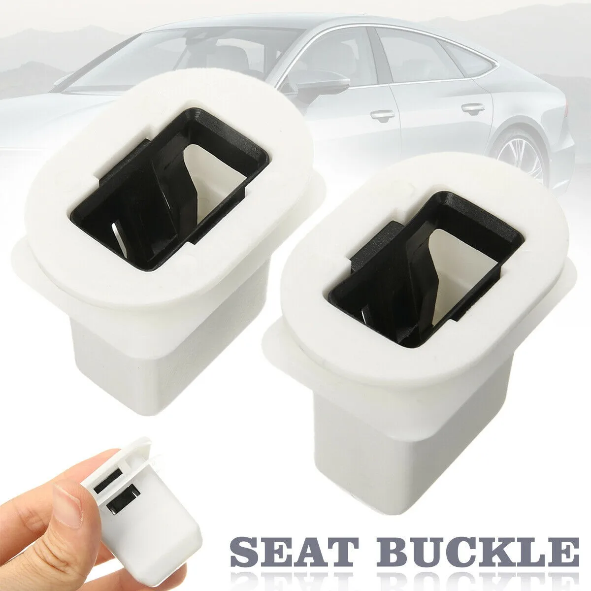 2pcs Rear Seat Fastener Clip Cushion Clips Seat Fixed Buckle For Audi Q7 A4 A6 Quattro S4 S6 Car Accessories Interior