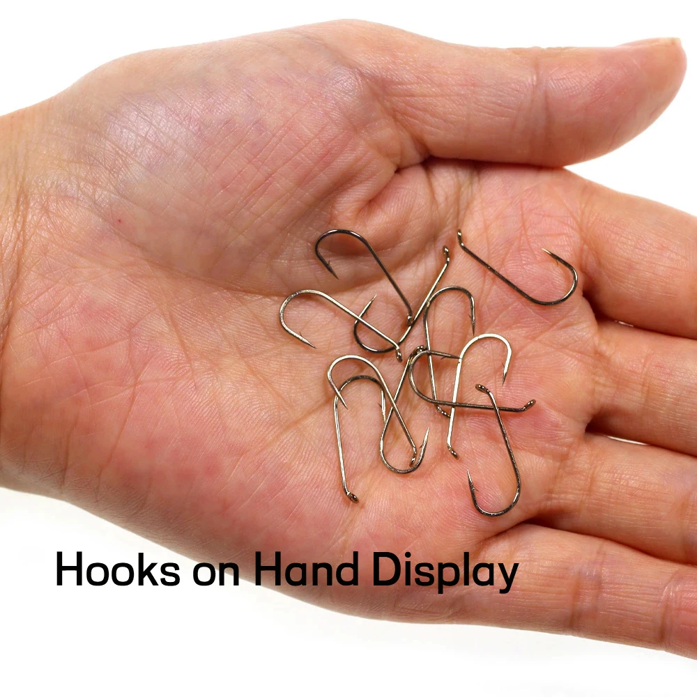WIFREO 50/100pcs Long Shank Fly Fishing Hooks Dry&Wet&Nymph&Shrimp Caddis Pupa Streamer Fly Hook Fly Tying Fishhook
