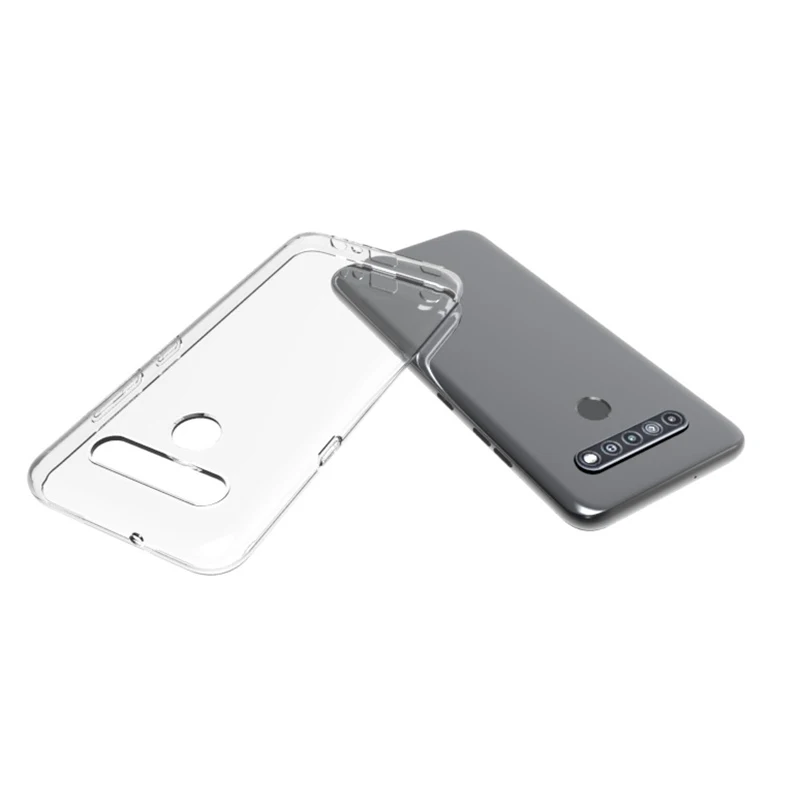 Clear Soft TPU Silicone Case for LG K41S K51S K51 K61 K52 K62 K42 Q61 Cover Phone Shell Case Protection Transparent Capa Coque