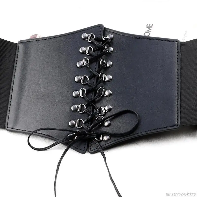 Belts For Women Dresses Waist Buckle Bandage Corset Wide Pu Leather Slimming Body Belts for Women Elastic High Waist Wholesales