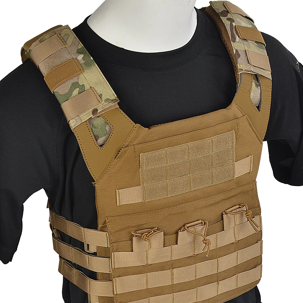 Tactical Vest Strap Shoulder Pad Shoulder Comfort Cushion Mesh Padded Molle Web 1000D Nylon For FCPC JPC XPC SS Plate Carrier