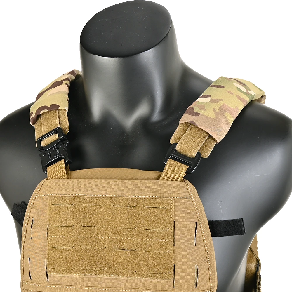 Tactical Vest Strap Shoulder Pad Shoulder Comfort Cushion Mesh Padded Molle Web 1000D Nylon For FCPC JPC XPC SS Plate Carrier