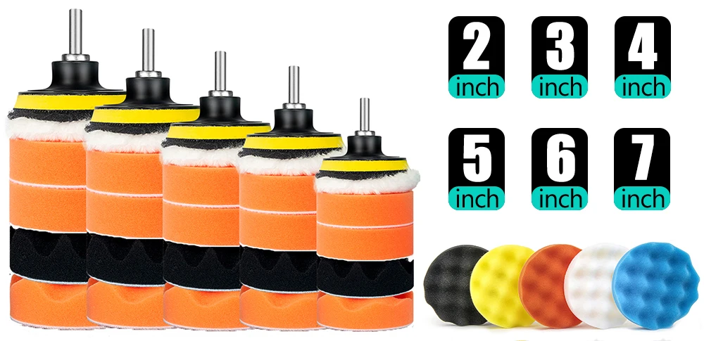 3/4/5 Inch 15-60PCS Round Sand Paper For Sanding Disc Grinder Car Polishing Sander Sandpaper Grit 800 1200 1500 2000 3000 5000