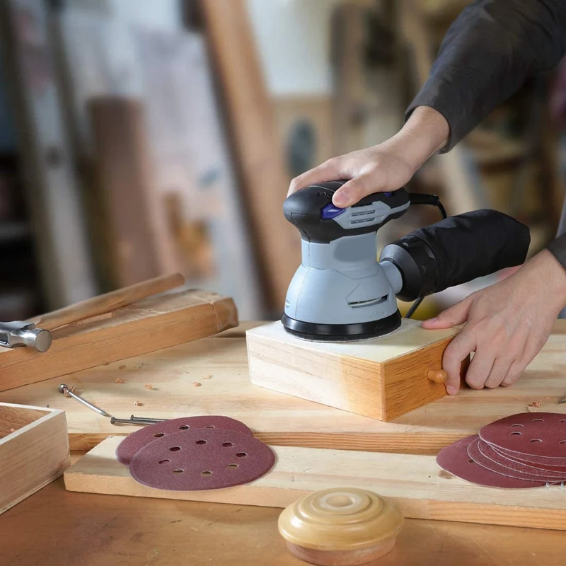 3/4/5 Inch 15-60PCS Round Sand Paper For Sanding Disc Grinder Car Polishing Sander Sandpaper Grit 800 1200 1500 2000 3000 5000