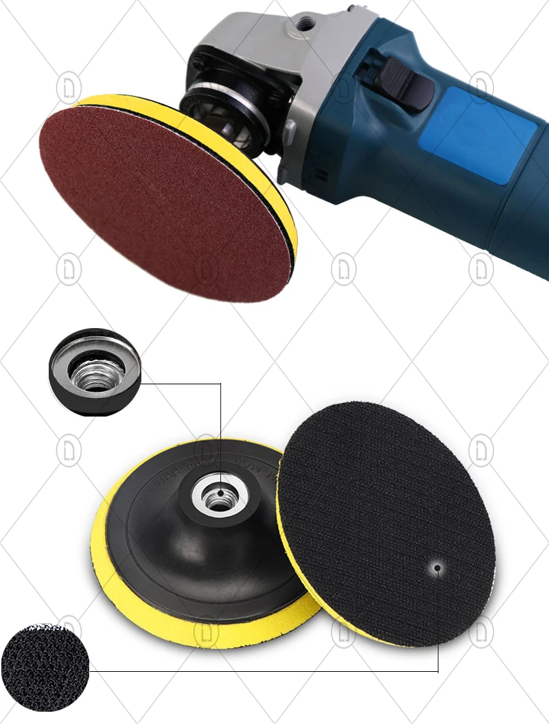 3/4/5 Inch 15-60PCS Round Sand Paper For Sanding Disc Grinder Car Polishing Sander Sandpaper Grit 800 1200 1500 2000 3000 5000
