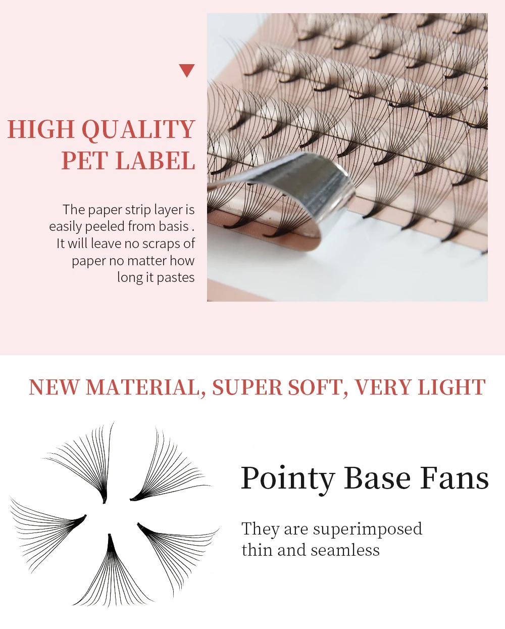 Goddess Premade Volume Fans 5D 6D 10D 12D 16D 20D MIX Individual Lashes Pre Made Russian Volume Fan Eyelash Extension Faux Mink