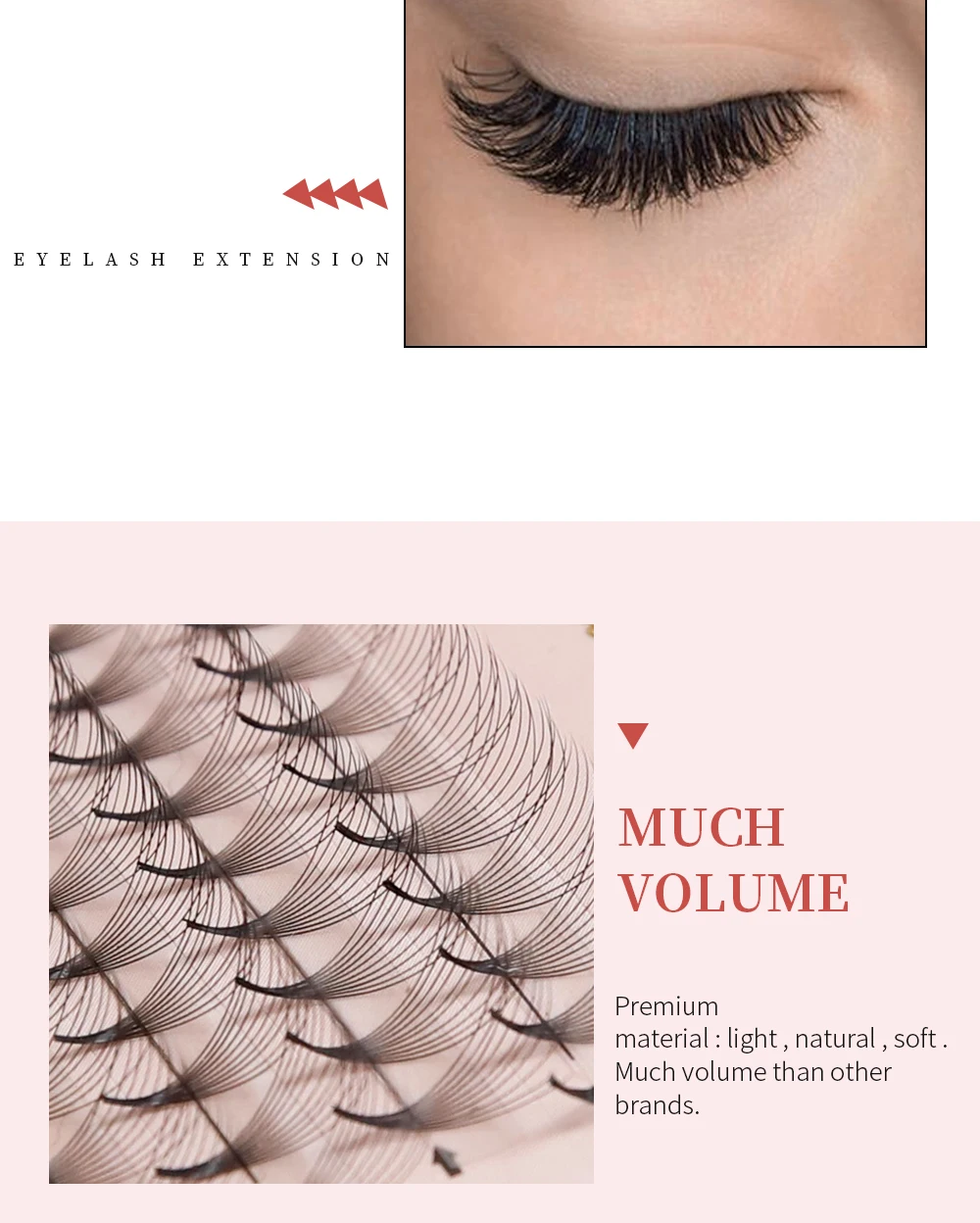 Goddess Premade Volume Fans 5D 6D 10D 12D 16D 20D MIX Individual Lashes Pre Made Russian Volume Fan Eyelash Extension Faux Mink