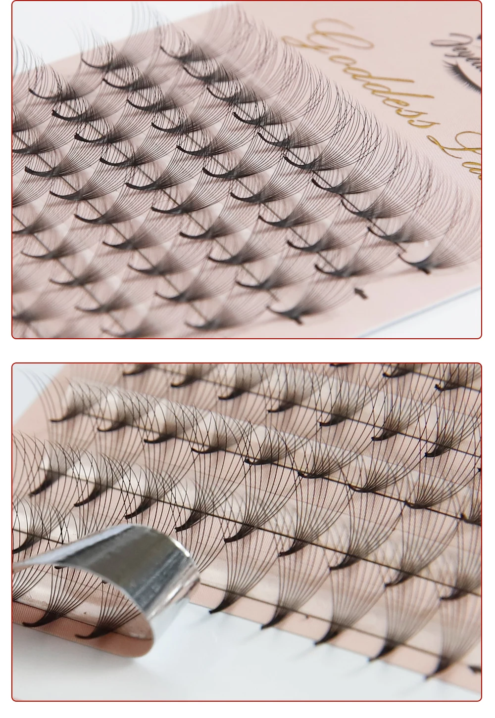 Goddess Premade Volume Fans 5D 6D 10D 12D 16D 20D MIX Individual Lashes Pre Made Russian Volume Fan Eyelash Extension Faux Mink