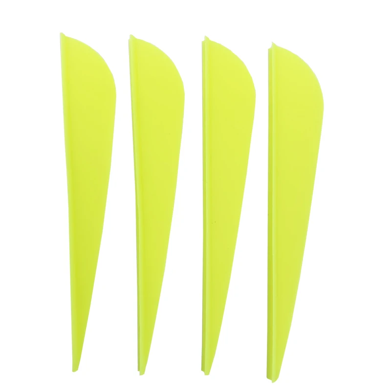 50pcs 3inch Archery Feathers 8 Color Shield and Drop Shape Cut Fletching Rubber Vane Arrow Hunting Shooting Accessories