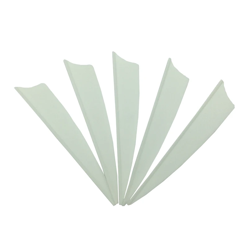 50pcs 3inch Archery Feathers 8 Color Shield and Drop Shape Cut Fletching Rubber Vane Arrow Hunting Shooting Accessories