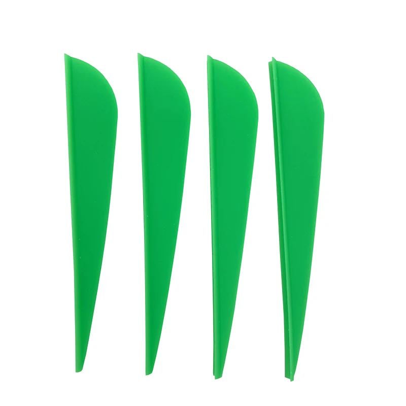 50pcs 3inch Archery Feathers 8 Color Shield and Drop Shape Cut Fletching Rubber Vane Arrow Hunting Shooting Accessories