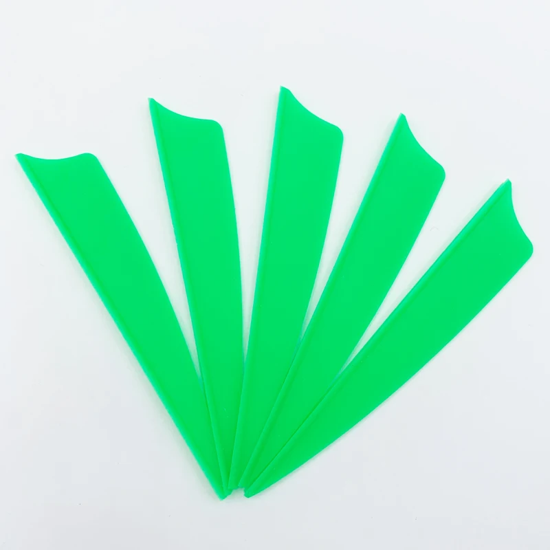 50pcs 3inch Archery Feathers 8 Color Shield and Drop Shape Cut Fletching Rubber Vane Arrow Hunting Shooting Accessories