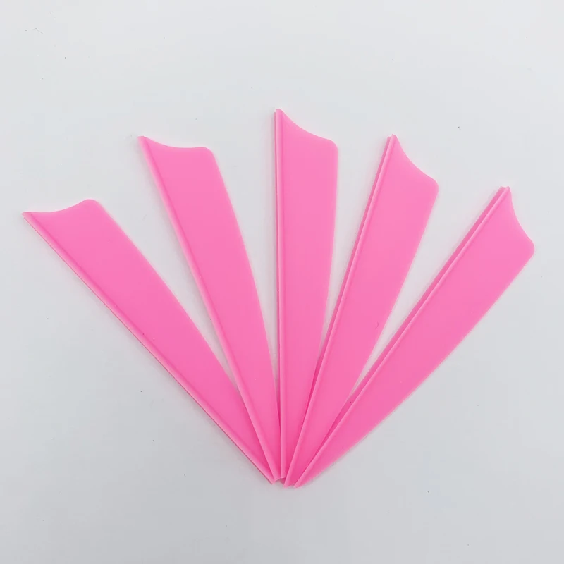 50pcs 3inch Archery Feathers 8 Color Shield and Drop Shape Cut Fletching Rubber Vane Arrow Hunting Shooting Accessories
