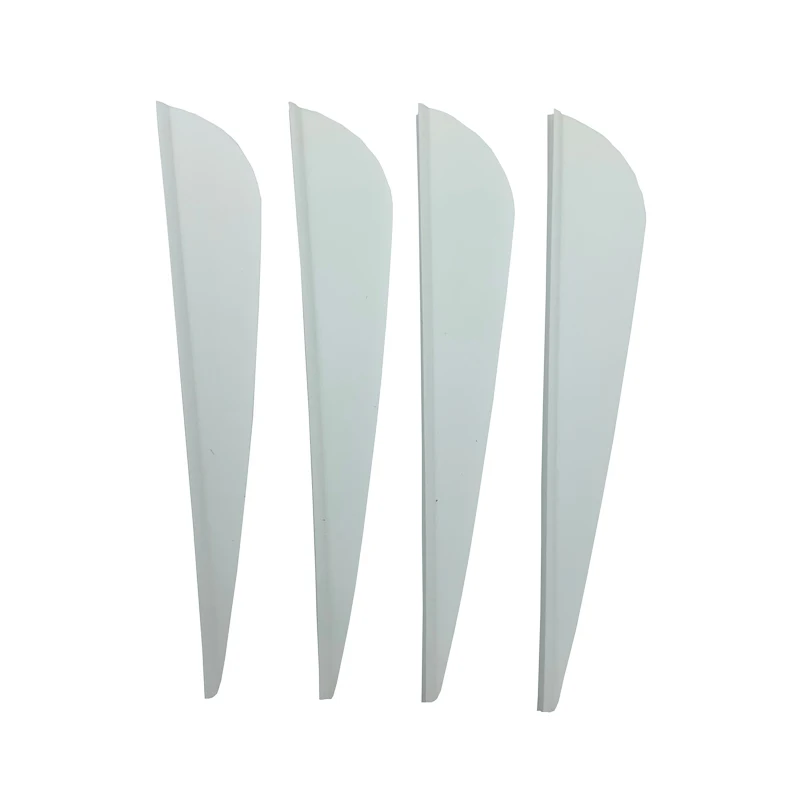 50pcs 3inch Archery Feathers 8 Color Shield and Drop Shape Cut Fletching Rubber Vane Arrow Hunting Shooting Accessories