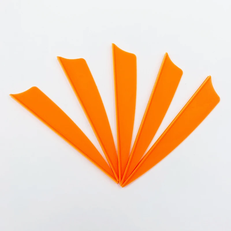 50pcs 3inch Archery Feathers 8 Color Shield and Drop Shape Cut Fletching Rubber Vane Arrow Hunting Shooting Accessories