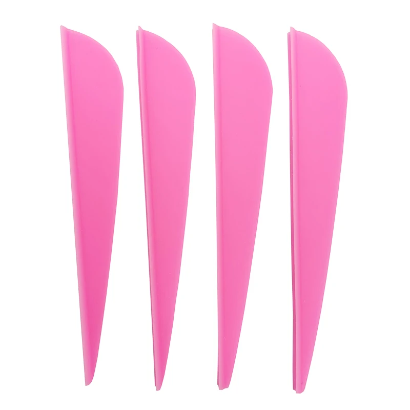 50pcs 3inch Archery Feathers 8 Color Shield and Drop Shape Cut Fletching Rubber Vane Arrow Hunting Shooting Accessories