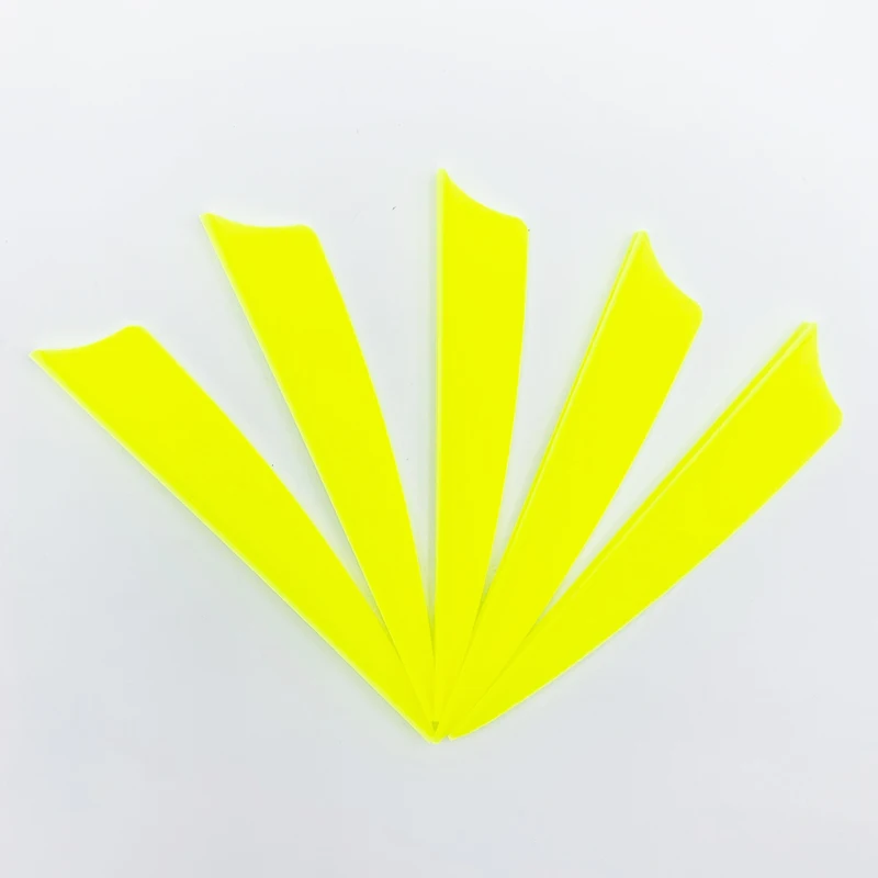 50pcs 3inch Archery Feathers 8 Color Shield and Drop Shape Cut Fletching Rubber Vane Arrow Hunting Shooting Accessories
