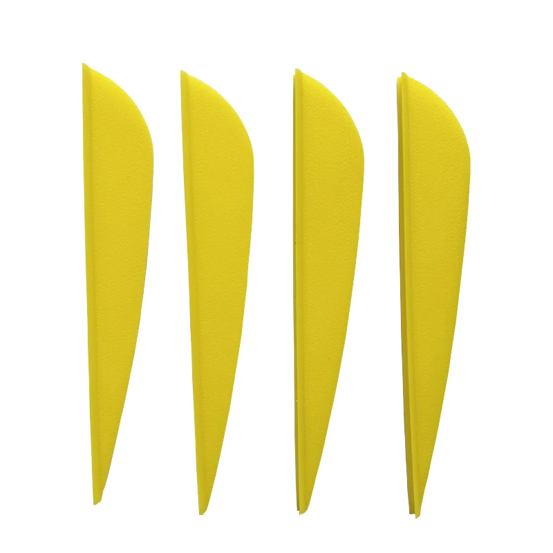 50pcs 3inch Archery Feathers 8 Color Shield and Drop Shape Cut Fletching Rubber Vane Arrow Hunting Shooting Accessories