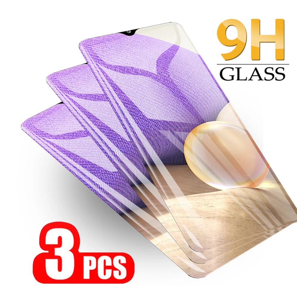 3Pcs Protection Glass For Samsung Galaxy S20 FE S10e A10 A10e A10s A20 A20e A20s A30 A30s A40 A40s Tempered Screen Cover Film