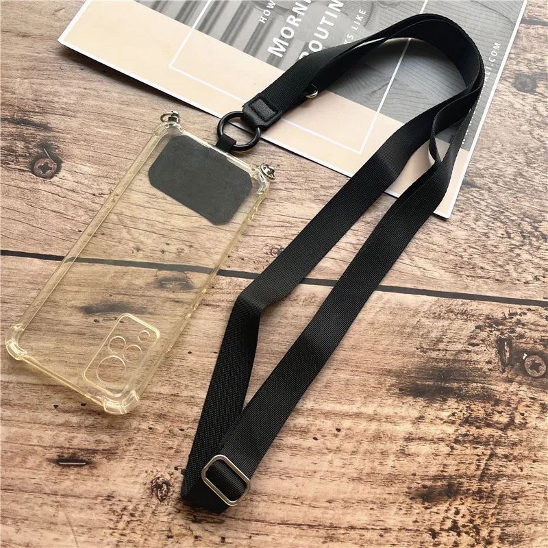 Polyester Adjustable Webbing Lanyard Wrist Lanyard Gasket Hanging Neck Sling Multifunctional Mobile Phone Rope