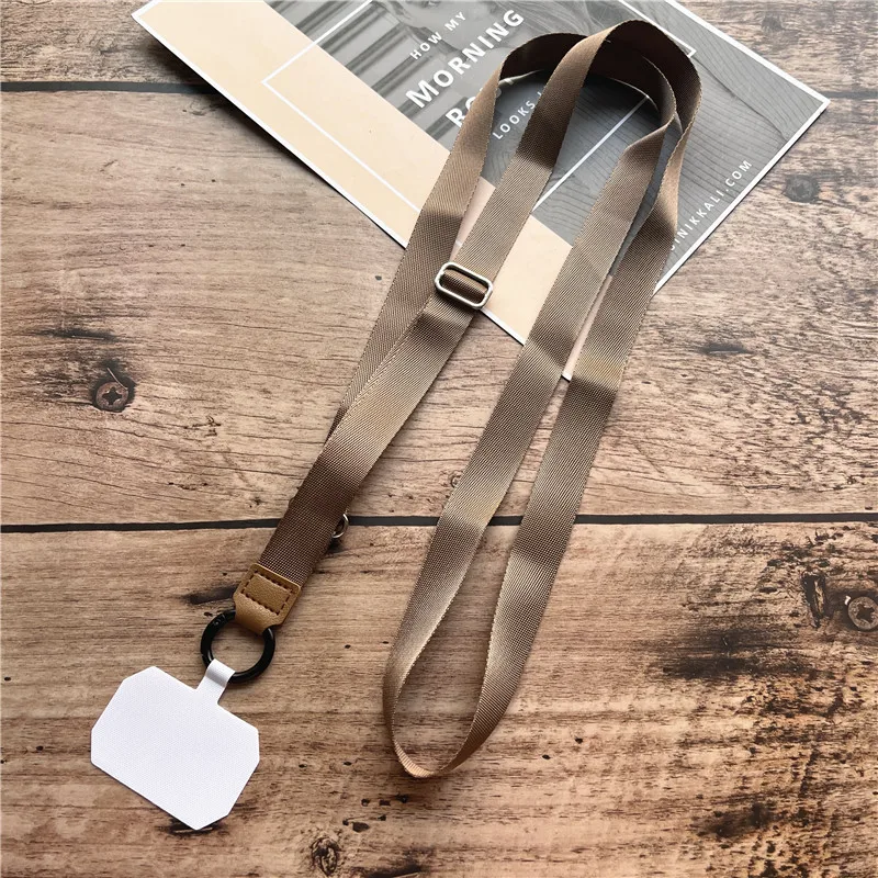 Polyester Adjustable Webbing Lanyard Wrist Lanyard Gasket Hanging Neck Sling Multifunctional Mobile Phone Rope