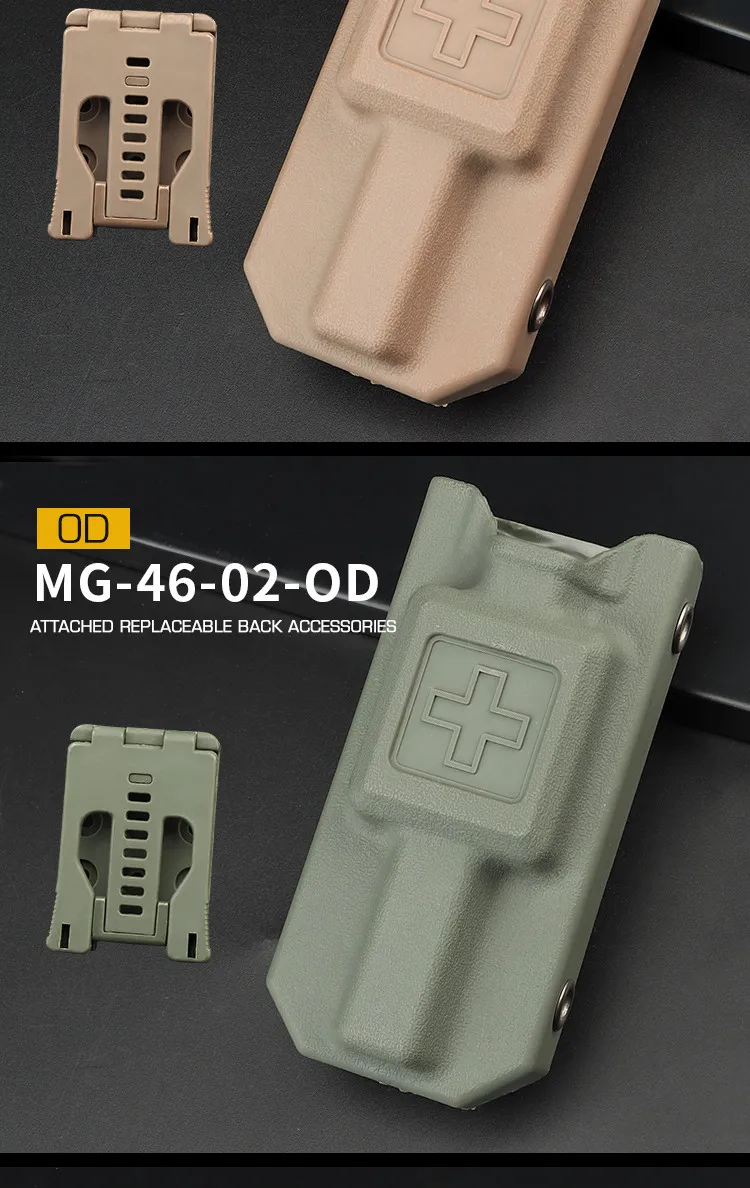 Tactical Molle Tourniquet Holder First Aid Kit Bag EDC Tourniquet Pouch Case with Belt Clip Hunting Storage Bag Box