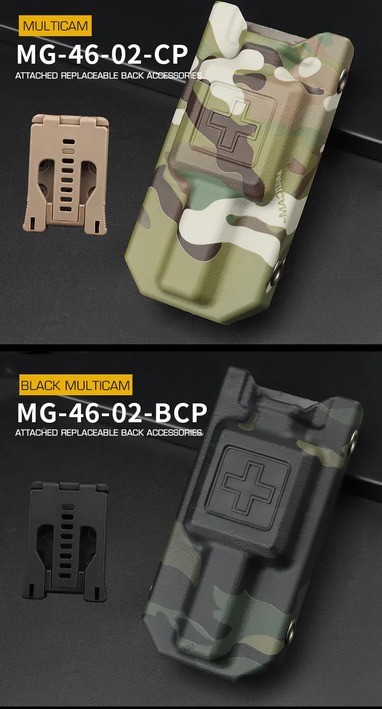Tactical Molle Tourniquet Holder First Aid Kit Bag EDC Tourniquet Pouch Case with Belt Clip Hunting Storage Bag Box
