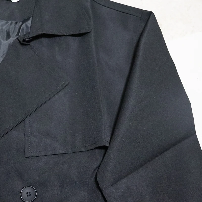 Men's Korean Style Spring Trench Coat Streetwear Windbreaker Solid Business Casual Loose Long Overcoat Male Spring Fashion