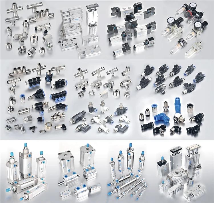 Pneumatic Air Connector Fitting PC/PCF/SL/PB/PX/PL 10mm 12mm 14mm 16 Thread M5 3/4"  1 2 way Hose Fittings Pipe Quick Connectors