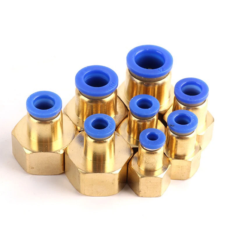 Pneumatic Air Connector Fitting PC/PCF/SL/PB/PX/PL 10mm 12mm 14mm 16 Thread M5 3/4"  1 2 way Hose Fittings Pipe Quick Connectors