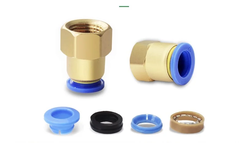 Pneumatic Air Connector Fitting PC/PCF/SL/PB/PX/PL 10mm 12mm 14mm 16 Thread M5 3/4"  1 2 way Hose Fittings Pipe Quick Connectors