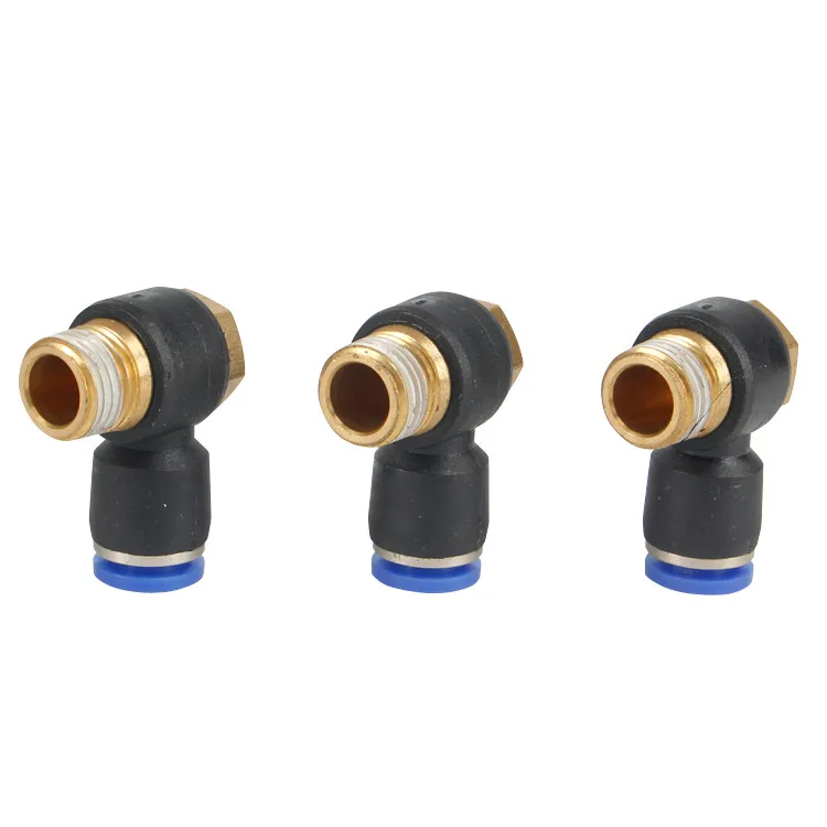 Pneumatic Air Connector Fitting PC/PCF/SL/PB/PX/PL 10mm 12mm 14mm 16 Thread M5 3/4"  1 2 way Hose Fittings Pipe Quick Connectors