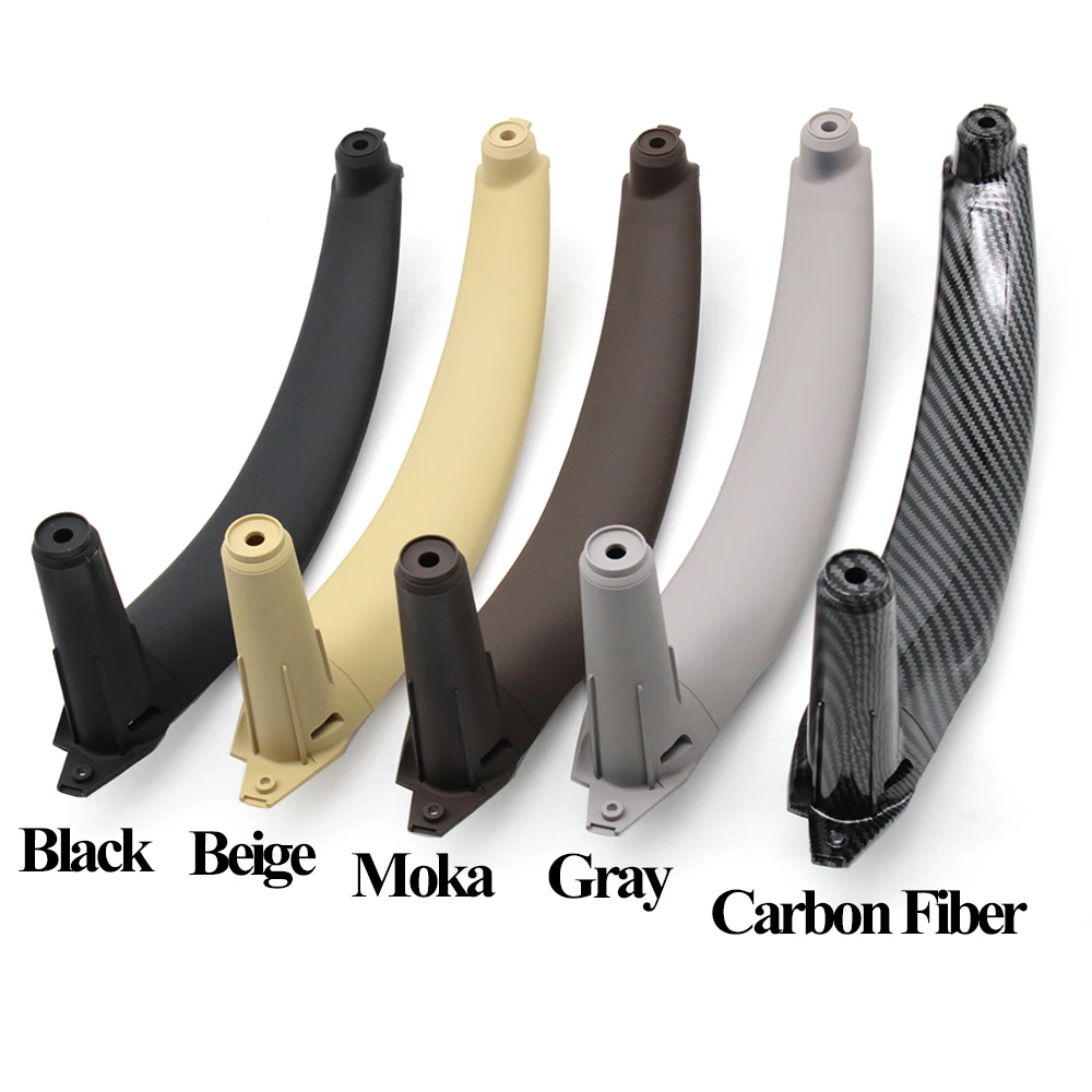 Car Front Rear Left Right Interior Passenger Door Pull Handle Trim Inner Panel Cover For BMW X5 X6 E70 E71 E72 2007-2013