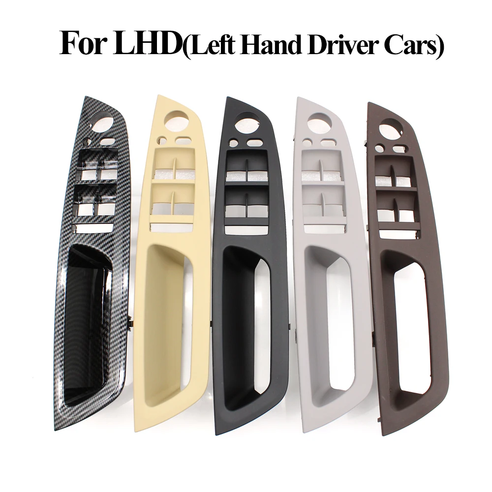 Car Front Rear Left Right Interior Passenger Door Pull Handle Trim Inner Panel Cover For BMW X5 X6 E70 E71 E72 2007-2013