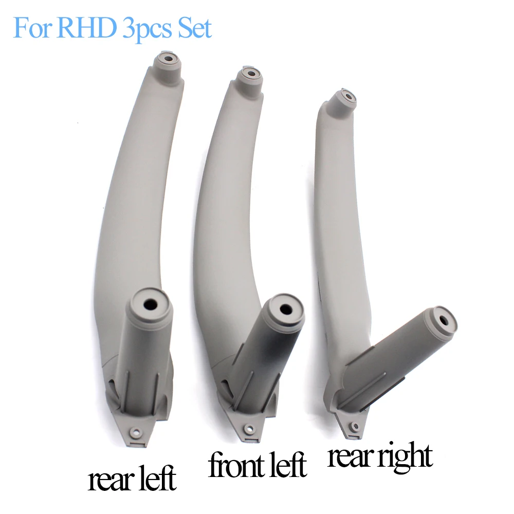 Car Front Rear Left Right Interior Passenger Door Pull Handle Trim Inner Panel Cover For BMW X5 X6 E70 E71 E72 2007-2013