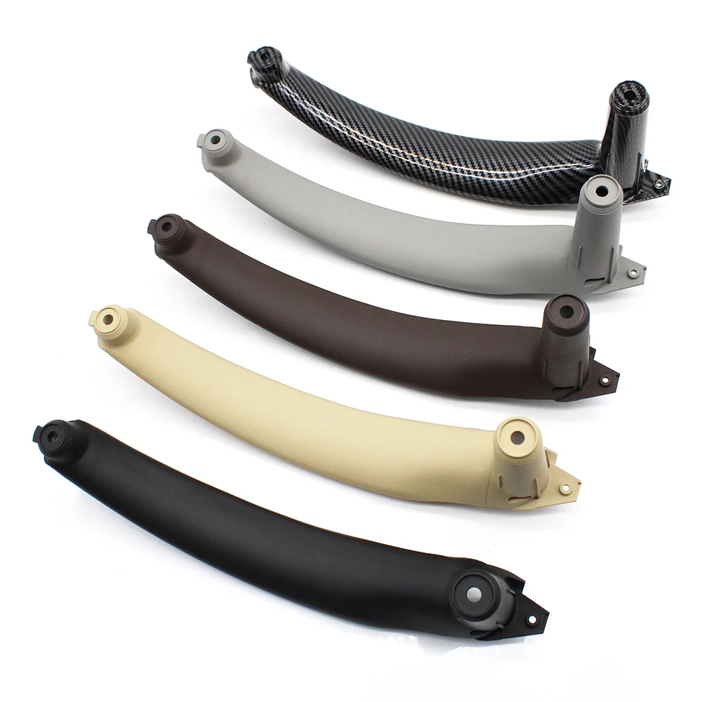 Car Front Rear Left Right Interior Passenger Door Pull Handle Trim Inner Panel Cover For BMW X5 X6 E70 E71 E72 2007-2013