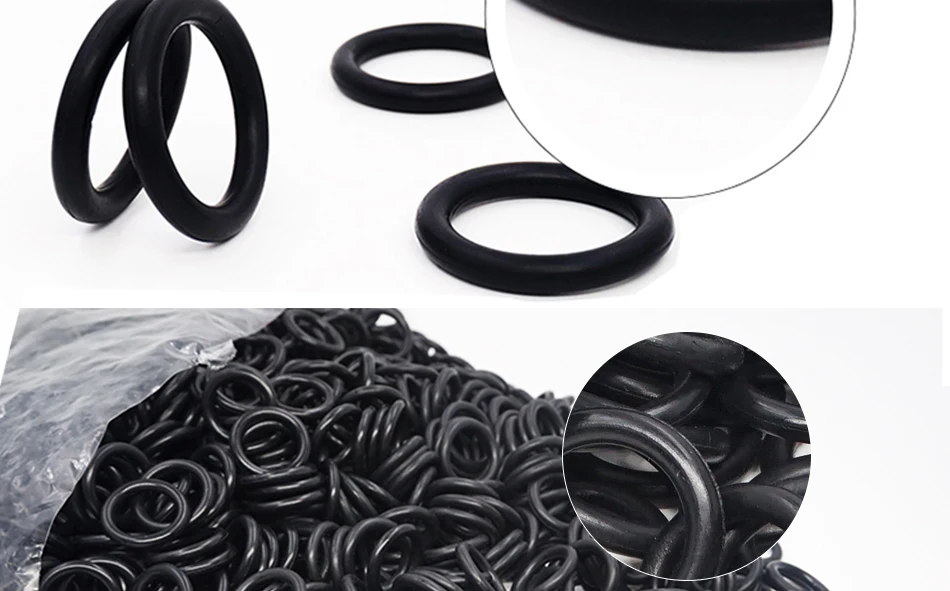 CS 2.2/2.5/3mm O-ring Thickness Cross Section NBR Nitrile Rubber Sealing Gasket Rubber Washer Ring Wholesale In Specifications