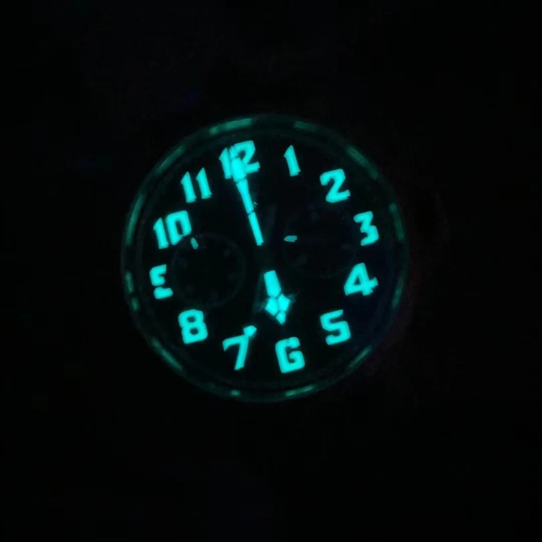42mm Bronze Mens Watch Mechanical Hand Wind Wristwatch Original ST1901 Movement CuSn8 Case Sapphire BGW9 Luminous Leather Strap