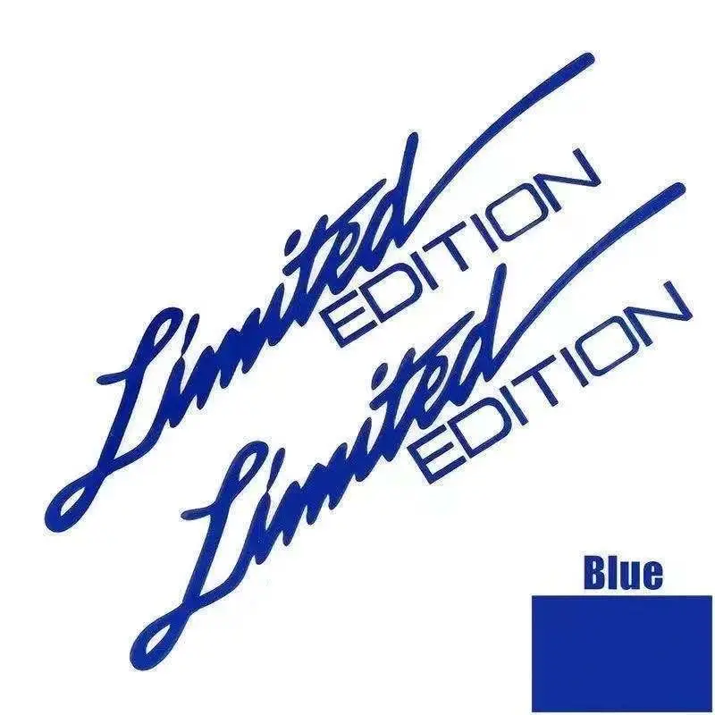 2Pcs Limited Edition Stickers Car Motorcycle Refit Reflective Decals for YAMAHA Honda Suzuki BMW Lada Toyota Chevrolet Hyundai
