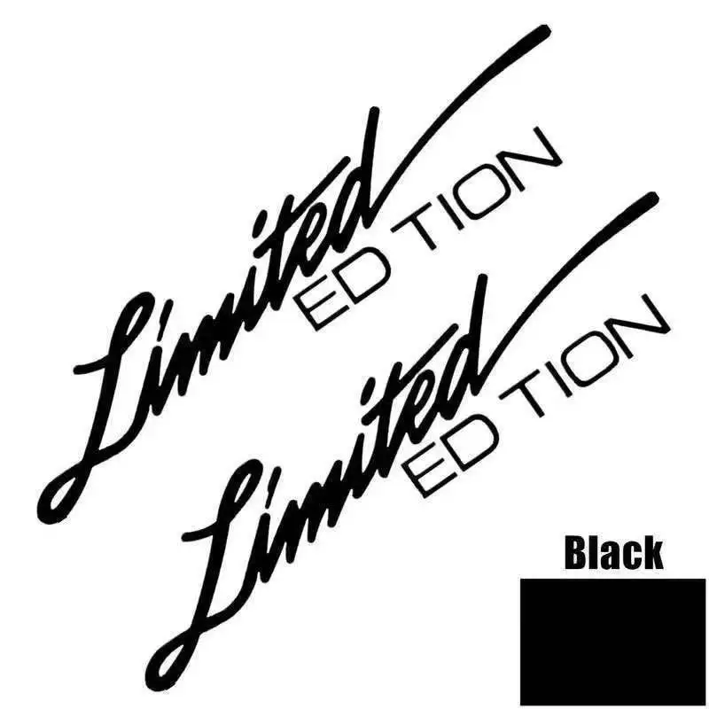 2Pcs Limited Edition Stickers Car Motorcycle Refit Reflective Decals for YAMAHA Honda Suzuki BMW Lada Toyota Chevrolet Hyundai