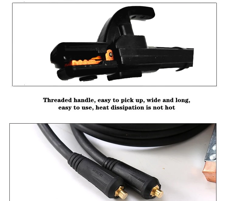 300A Groud Welding Earth Clamp Clip Set For Mig Tig ARC Welding Machine Electrode Holder 5M Cable + Earth Clamp 3M Cable